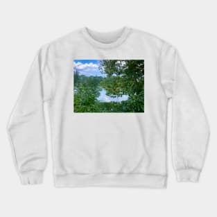 Central Park Lake Boats Manhattan NYC Crewneck Sweatshirt